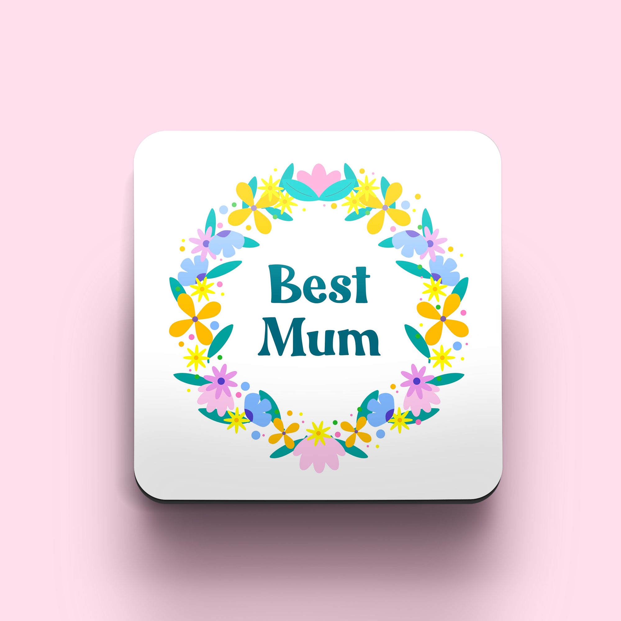 Best Mum Wooden Coaster