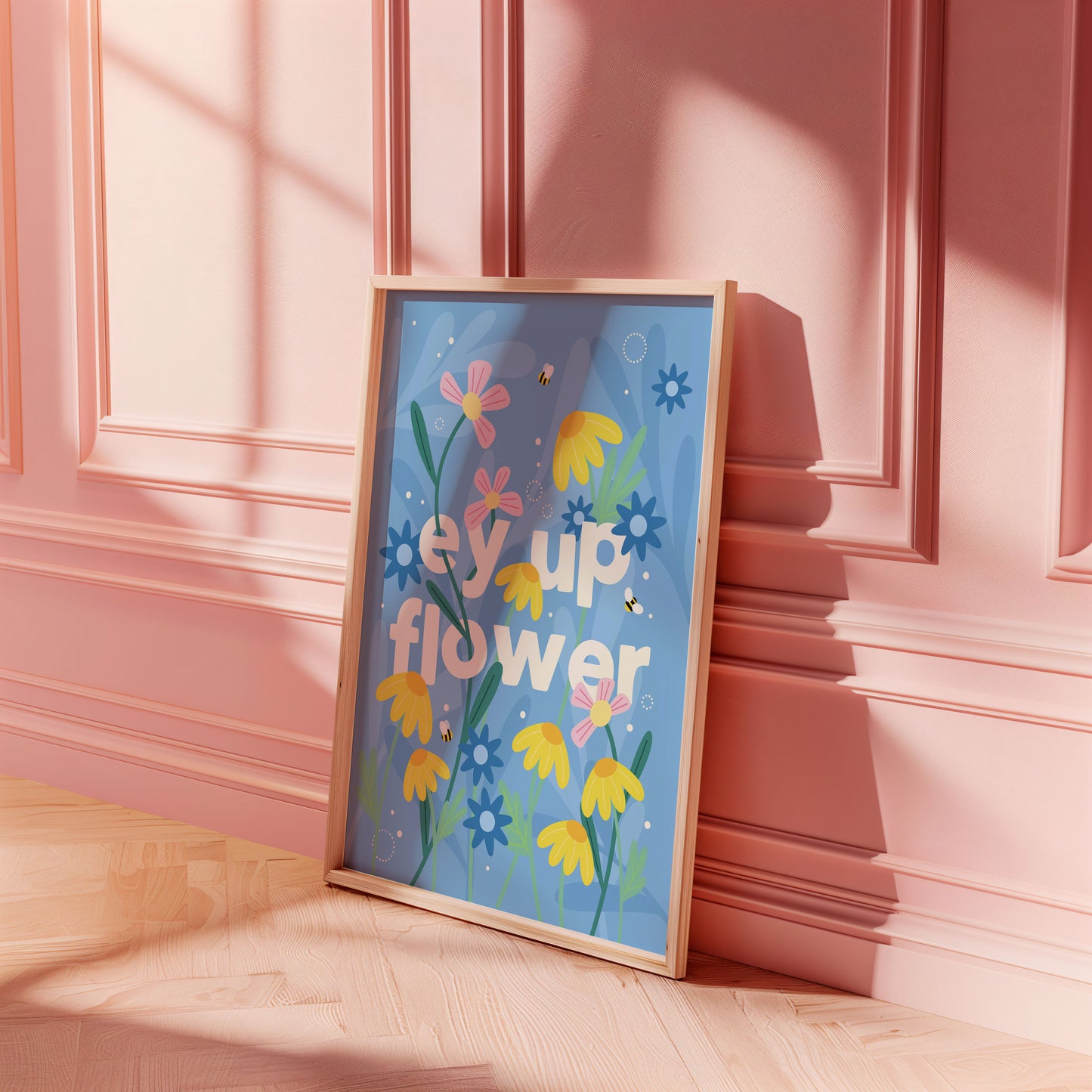 Ey Up Flower Print