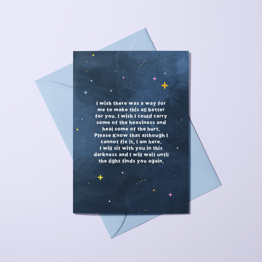 Sit in the Darkness Card