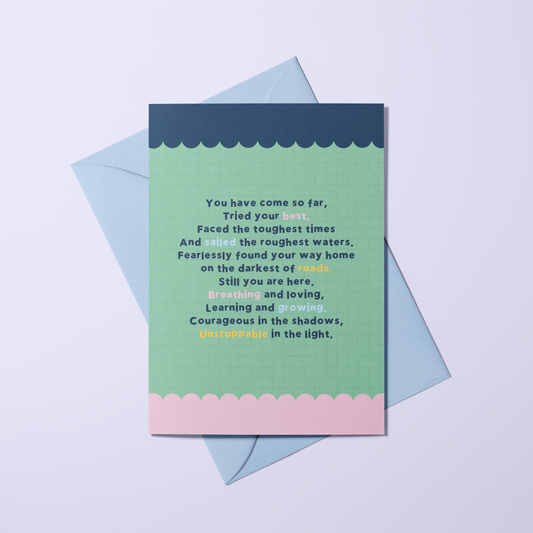 Courageous in the Shadows Card