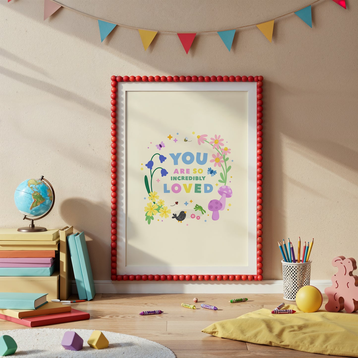 You Are So Loved Positive Reminder Print
