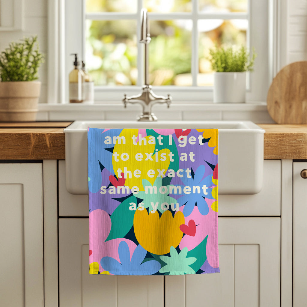 How Lucky I Am - Tea Towel