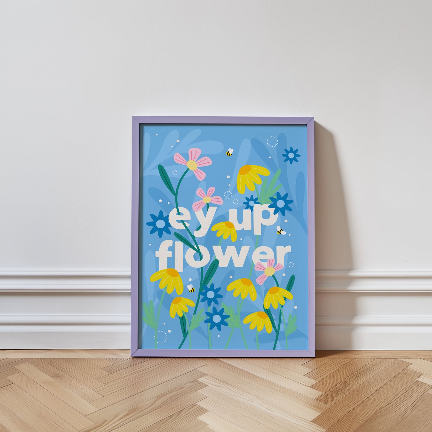 Ey Up Flower Print
