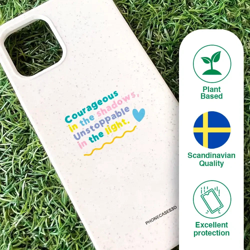 Jess Rachel Sharp Official Compostable Phone Case - Courage