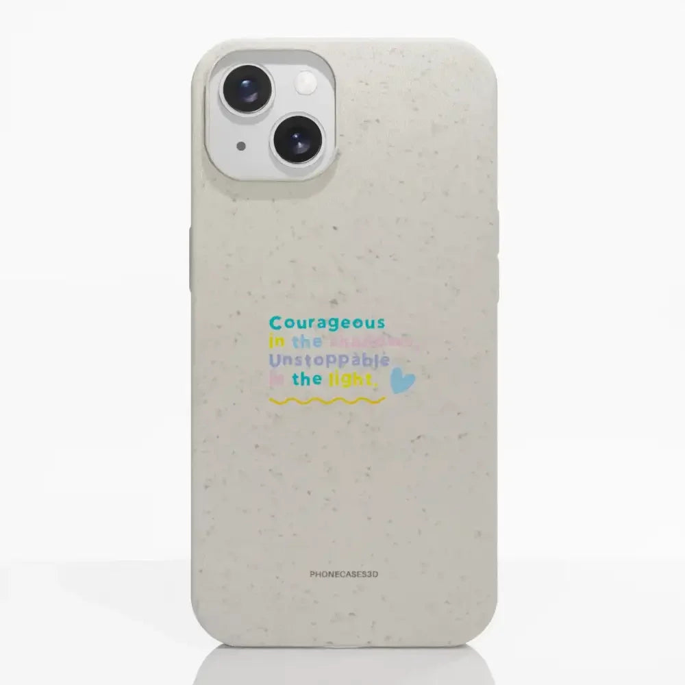 Jess Rachel Sharp Official Compostable Phone Case - Courage