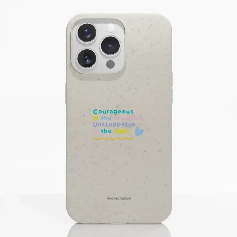 Jess Rachel Sharp Official Compostable Phone Case - Courage