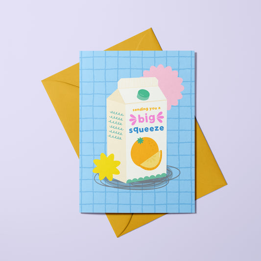 Sending a Big Squeeze Card