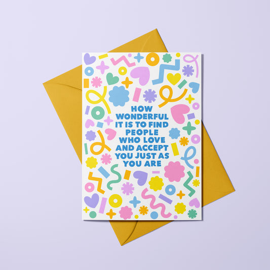 Just As You Are Card