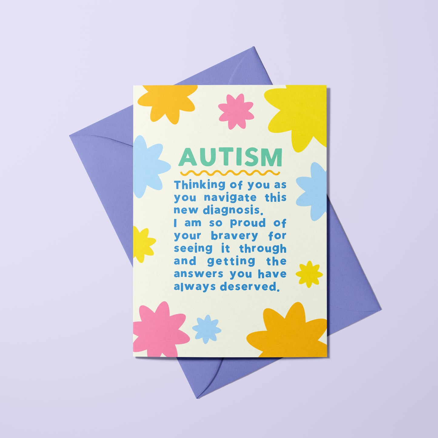 Autism Diagnosis Support Card