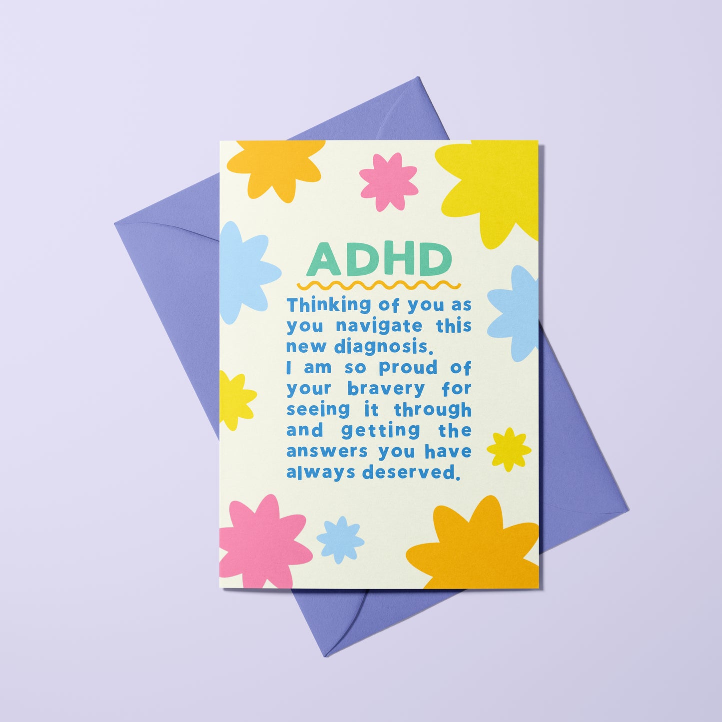 ADHD Diagnosis Support Card