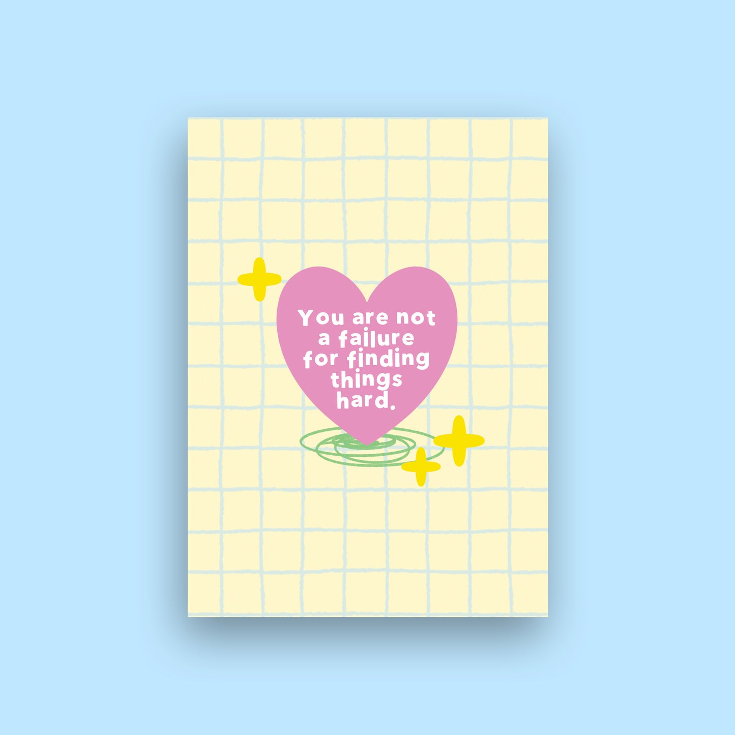 You are Not a Failure - A6 Postcard