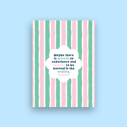Lessons in the Waiting - A6 Postcard
