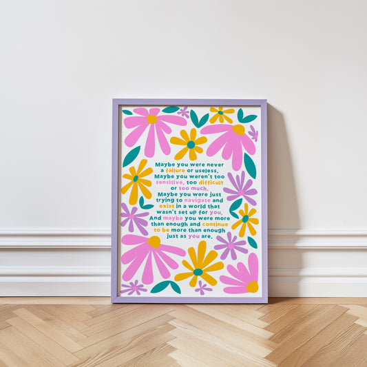 Neurodivergent - A4 Print