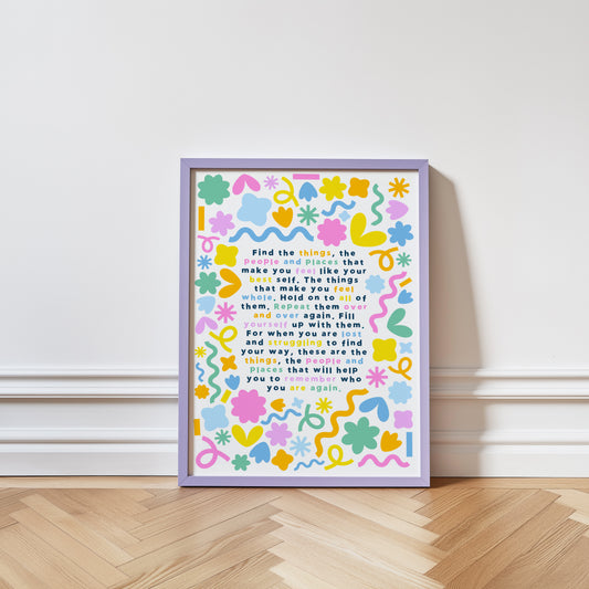 People & Places - A4 Print