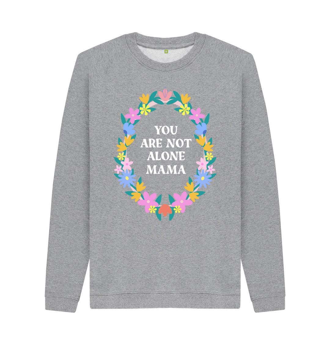 Black You Are Not Alone Mama Sweater - Black