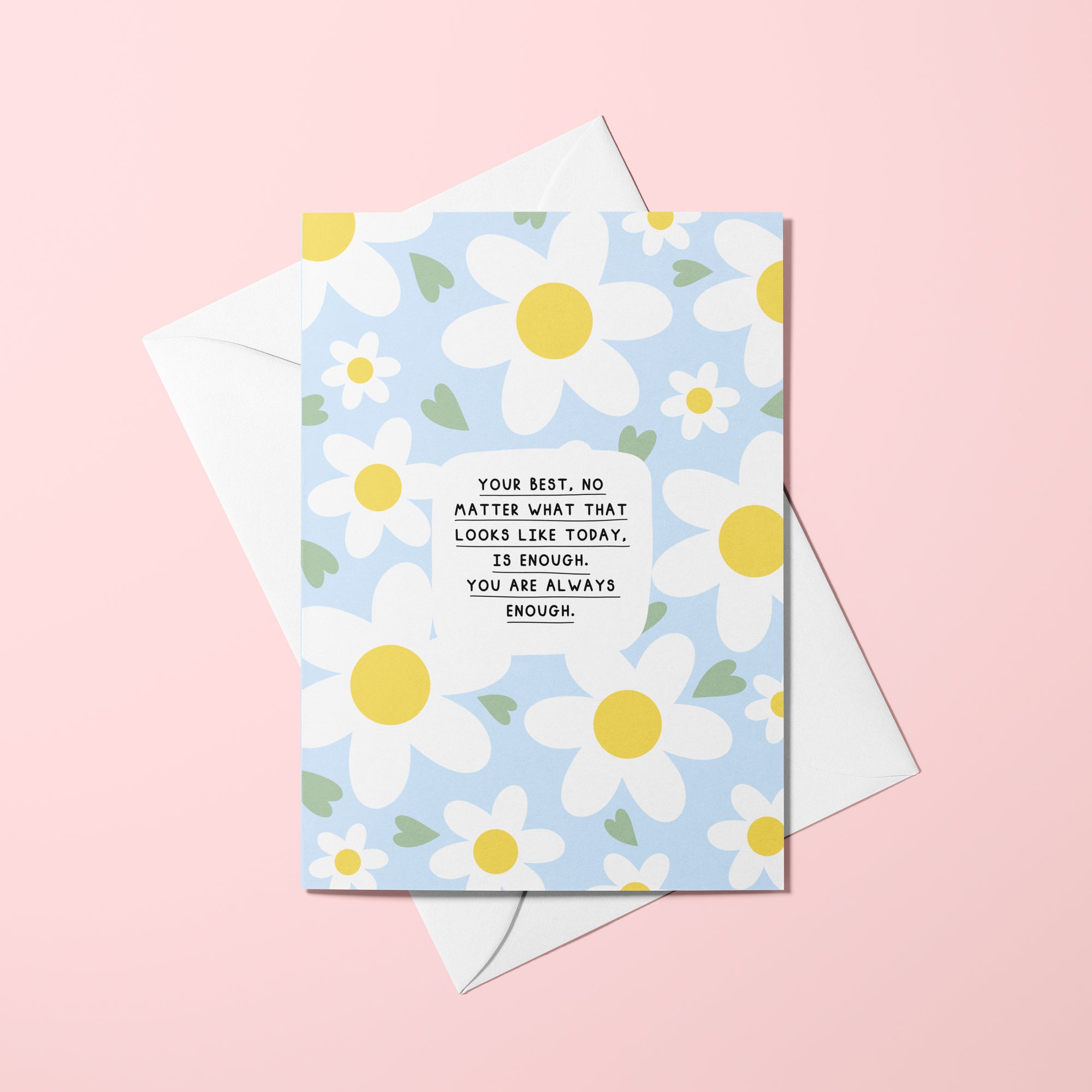 Your Best is Enough Greetings Card